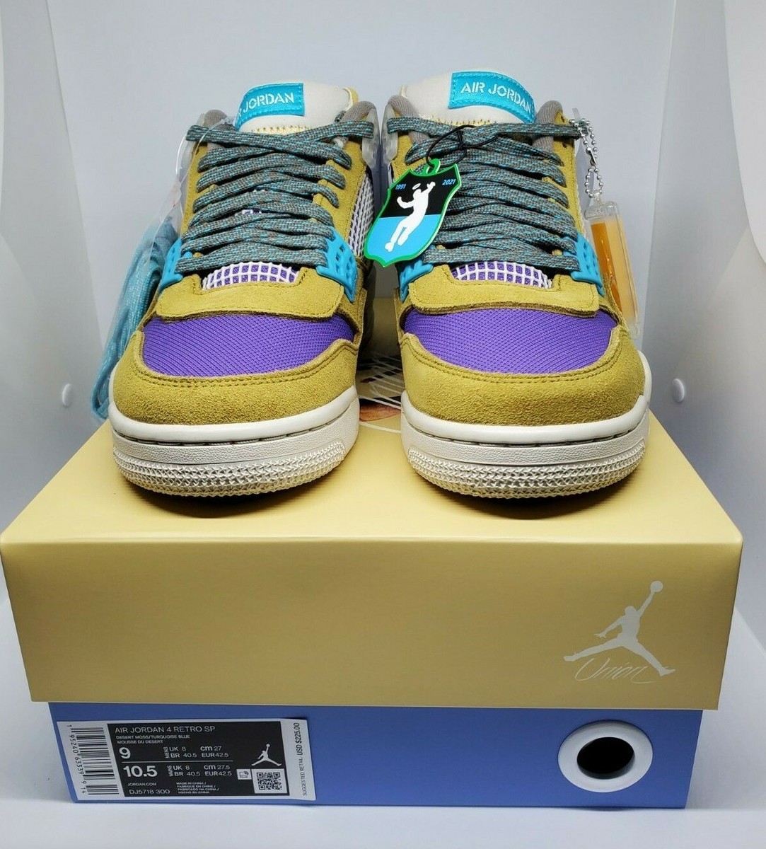 Size 9 Mens Jordan 4 Retro SP 30th Anniversary Union Desert Size 9 Mens Jordan 4 Retro SP 30th Anniversary Union Desert