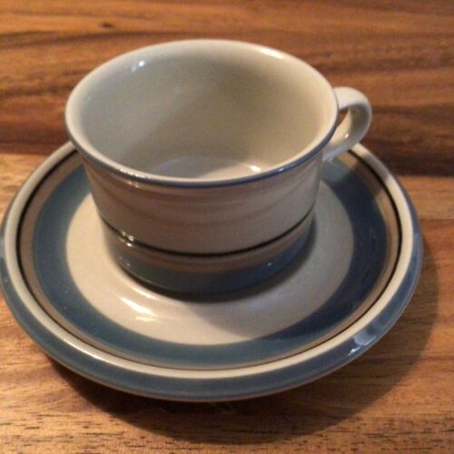 Seltene ARABIA OF FINLAND, Vintage, Uhtua, kleine Teetasse & Untertasse, top