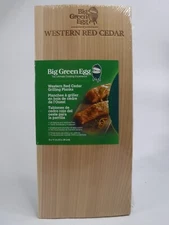 Big Green Egg Grill Western Red Cedar Grilling Planks (2 Pack / 5 x 11 Inches)