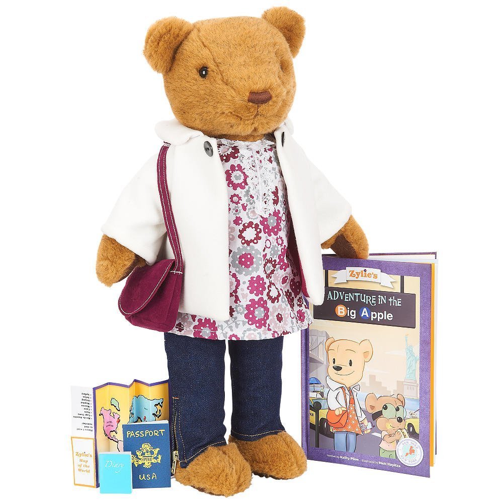 FAO Schwarz The Adventures of Zylie and Friends Travel Plush Bear