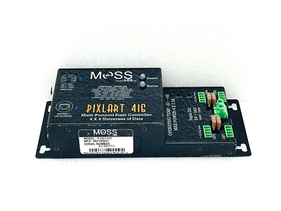 MOSS LED PixlArt 416 Multi-Protocol Pixel Controller 4x4 Universes of Data /USED