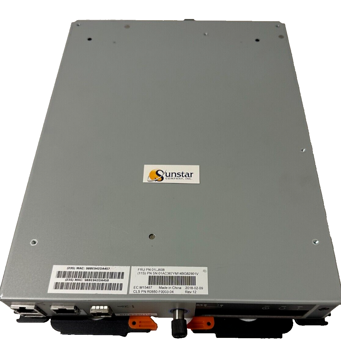 IBM V5000 G2 V5010 NODE CANISTER WITH BATTERY 01LJ608 | eBay