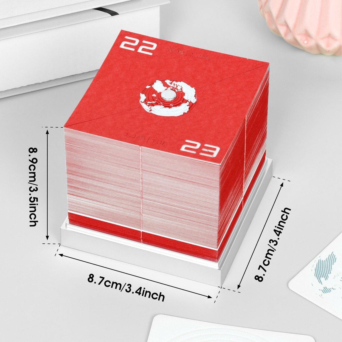 3D Desk Calendar 192 Sheets Creative Calendar Memo Pad Tear-Away 3D Art qw  | eBay