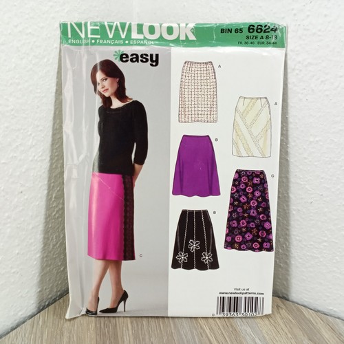 Sewing Pattern Skirts Six Sizes in One UNCUT Simplicity 6624