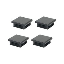 2 Inch 50 mm Square Plastic Plugs Tubing End Caps for Square 2 Inch 4 Pack