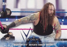 Bray Wyatt 2018 Topps WWE Road to Wrestlemania Card #58 No Mercy vs Randy Orton