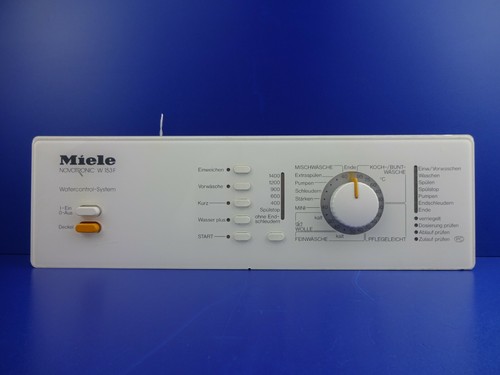 Miele Novotronic W 153 F Waschmaschine Elektronik + Blende 4768450 #H771