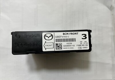 Fページ　6aa Mazda 6 G L/ GJ / CX5 / 2,2L Front BCM GBEF675X0C | eBay