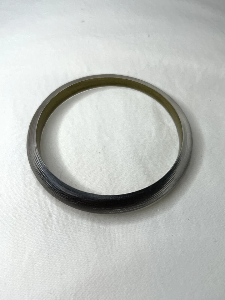 Brazalete Brazalete Cónico ALEXIS BITTAR Azul Lucita Marrón Iridiscente (#144) Foto 3 de 4