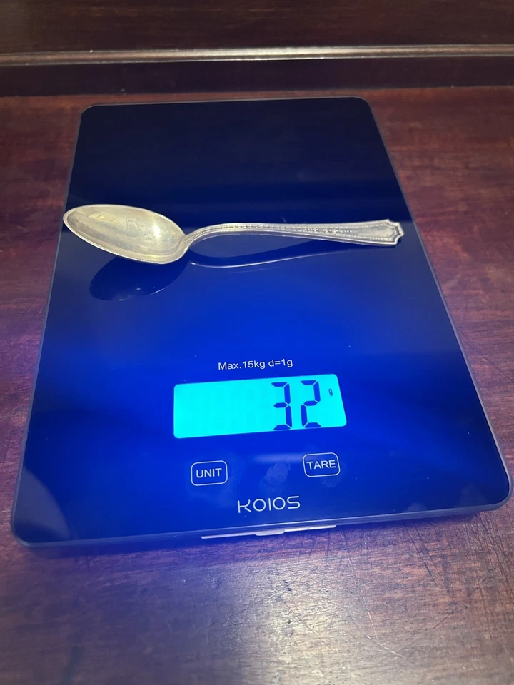 Juego de 6 cucharas de té, antiguo patrón Colfax esterlina de EE. UU. Durgin Cowell & Hubbard Foto 3 de 4