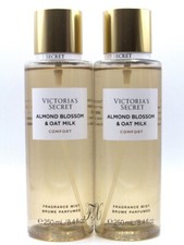 VICTORIA'S SECRET ALMOND BLOSSOM  OAT MILK COMFORT BODY MIST 8.4 OZ LOT OF 2 