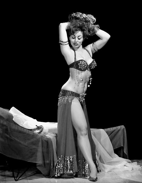 Vintage Photo 8.5x11   #27142 Lovely Burlesque Stripper Adriana Miller