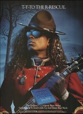 T.M. Stevens 1990 Dean Markley Cryogenic Bass Guitar Strings advertisement print