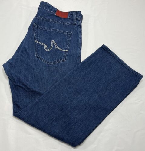 Adriano Goldschmied The Protege Jeans Herren 36x34 (passt 36x29) gerades Bein gesäumt