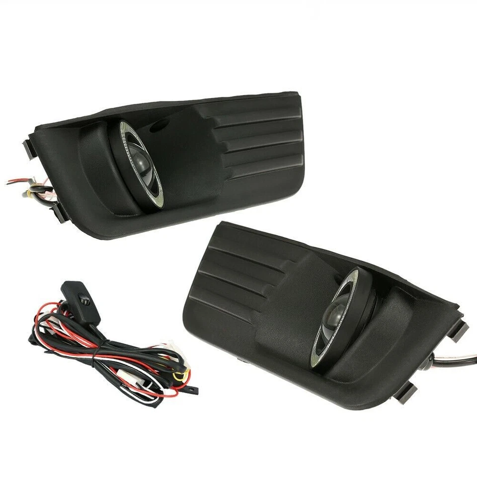 Pair of Car Lower Bumper Grille Fog Lights LED Lamp for Ford Focus 2004-2007 Foto 2 de 4