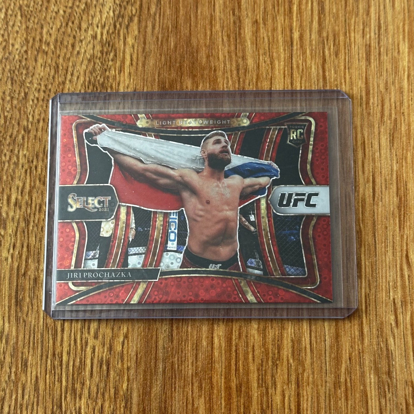 2021 Panini Select UFC - Premier Level Red Disco Prizm #149 Jiri Prochazka /199