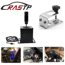 USB PC H Gear Shifter 7+R Sim Racing Game For Logitech G29 G27 G25 Thrustmaster