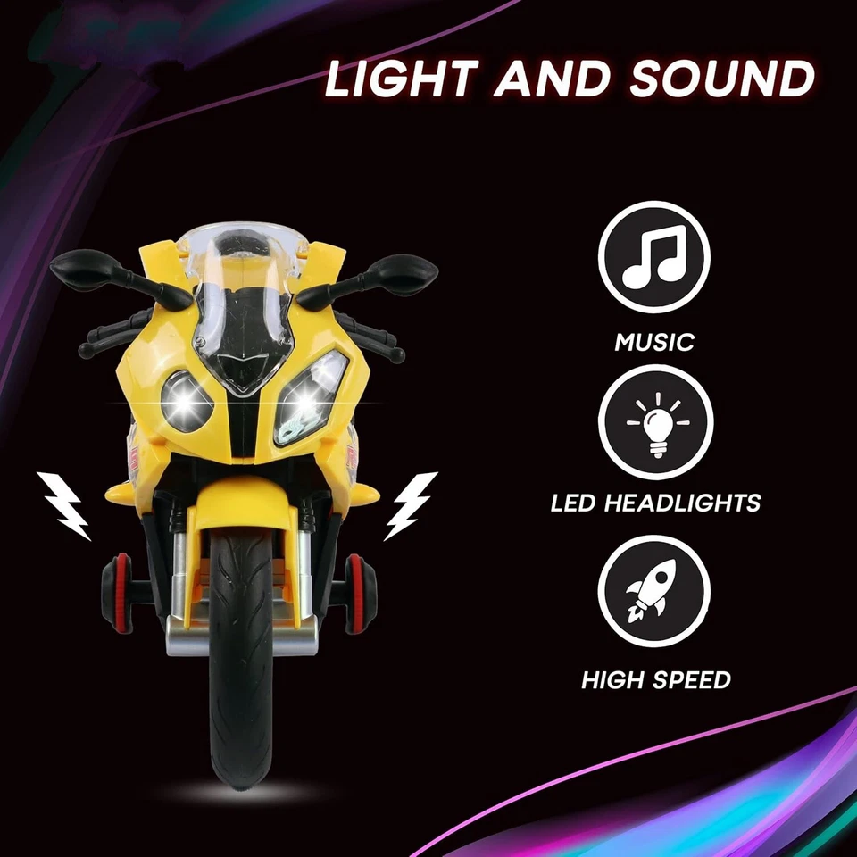 1:20 Scale R C Rechargeable 360° Spinning Action Racing Motorbike Light & Sound - Image 3 of 4