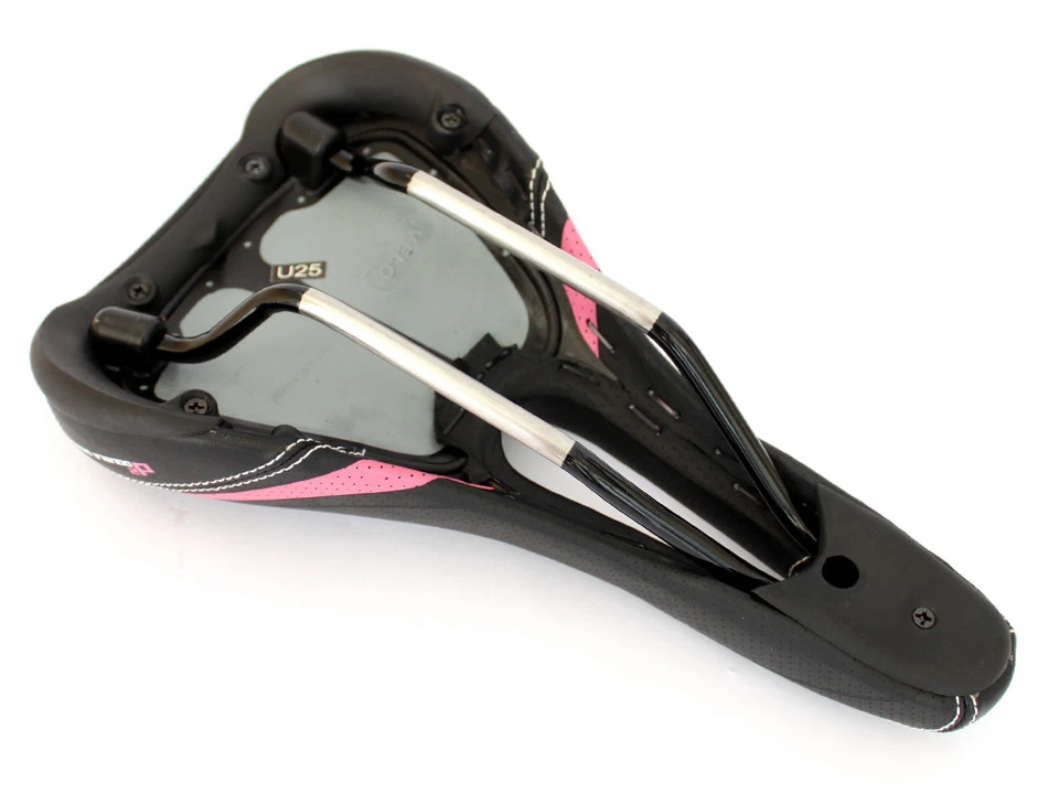 Фетровое женское седло для дорожного/трехколесного велосипеда с направляющими CrN/Ti - Изображение 4 из 4