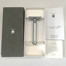 Muhle R89 Traditional Double Edge Safety Razor Chrome Closed Comb 20 Blades