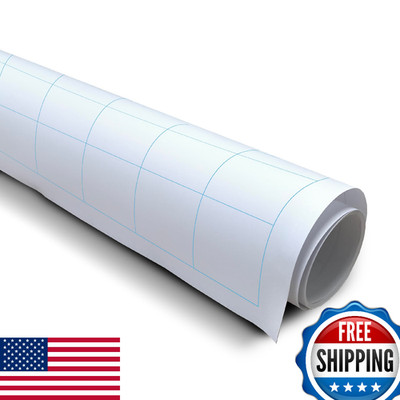 Geyer Instructional Products 36x120 Large Graph Paper Roll Blue Grid 2'' Classroo