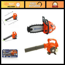 Battery Operated Kids Leaf Blower Chainsaw Toy Set - Pretend Play Fun