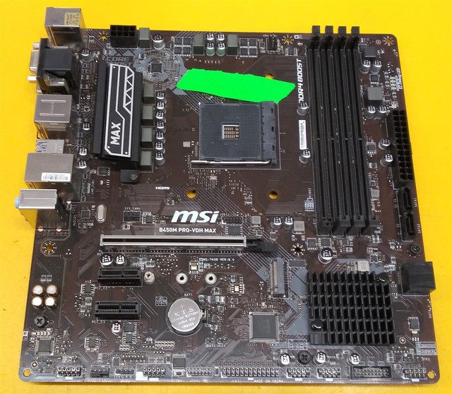 MSI B450M PRO-VDH MAX