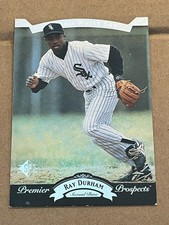 1995 UPPER DECK SP - PREMIER PROSPECTS DIE CUT SILVER - RAY DURHAM WHITE SOX #8
