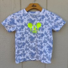 Disney x Janie  Jack Mickey Mouse Tie Dye T-Shirt Boys 5 Light Blue Summer