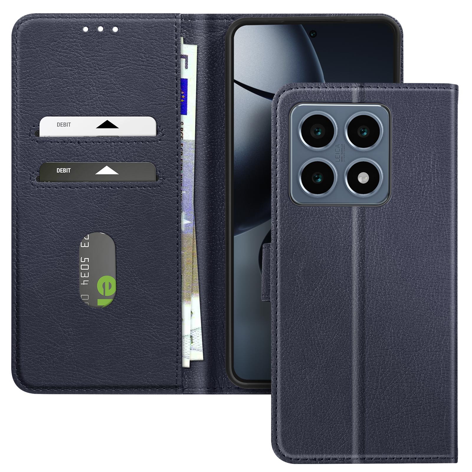 Etui Xiaomi 14T pliable avec support horizontal visionnage vidéo