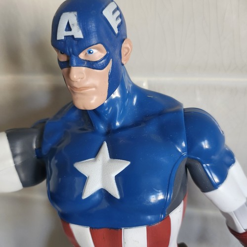 Disney Store Captain America Swivel Punch Action Figure Marvel Poseable Toy - Picture 5 of 9