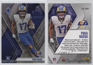 2023 Panini Phoenix Rookies Silver Puka Nacua #200 Rookie RC