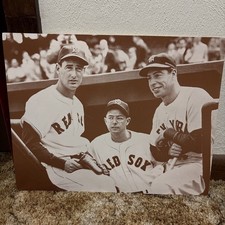 Ted Williams Joe DiMaggio Dom DiMaggio Photo Print  Red Sox Yankees