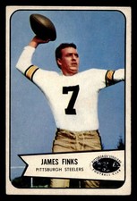 1954 Bowman #61 Jim Finks Excellent+ Steelers  ID:437497