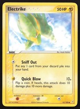 Electrike Crystal Guardians 52/100 Common CG Pokemon TCG Card LP