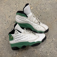 Air Jordan 13 Retro Shoes Youth Size 5.5Y White Green DB6536-113 Basketball