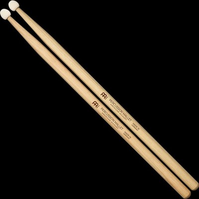 Meinl SB116 Percussion Mallet, Round Felt Tip, Light Hickory, Pair