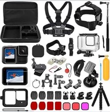 Accessories for GoPro Hero 13 Black, SGIP Waterproof Protective Cover Housing Bi