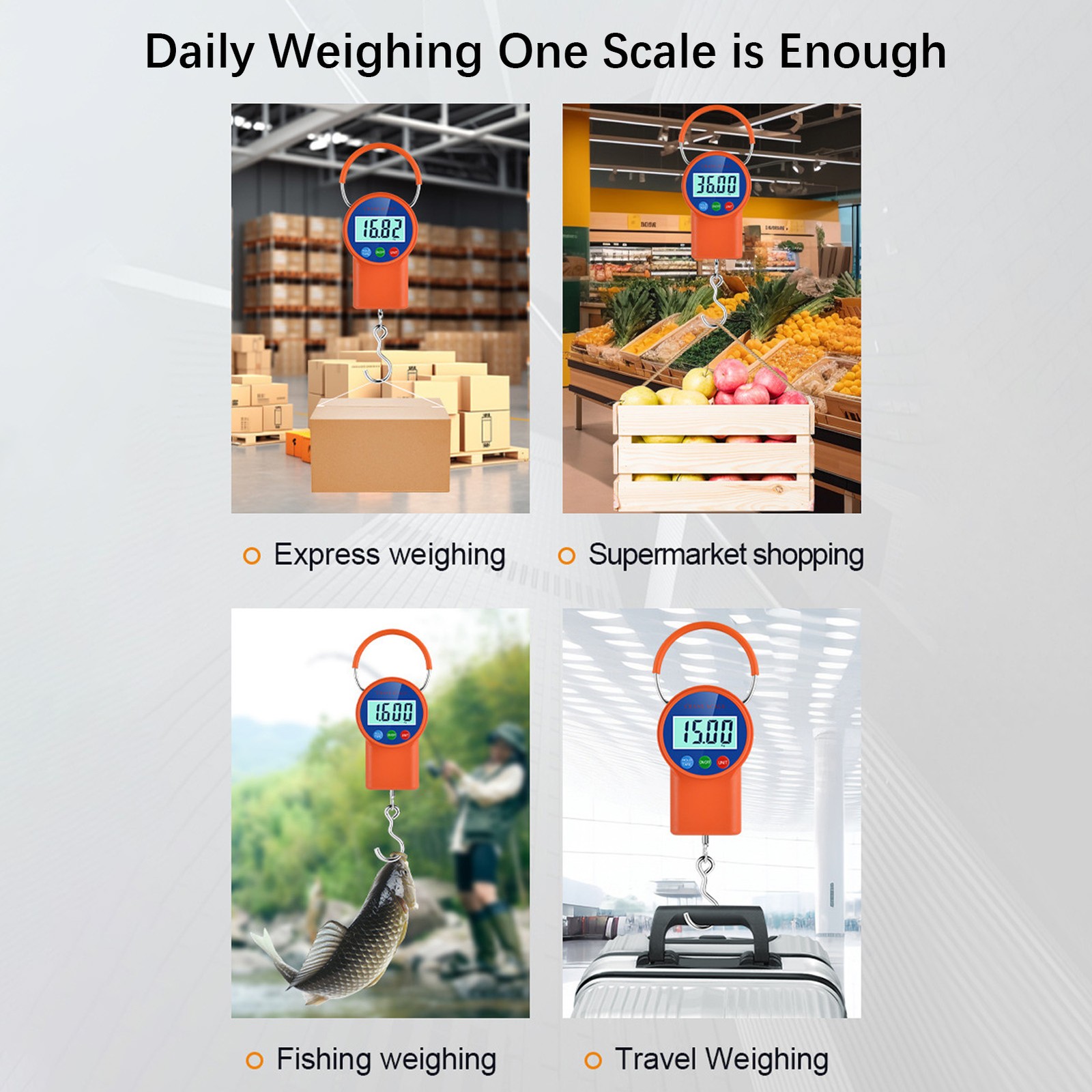 Digital Hanging Weight Scale High-Accuracy Portable Scales For Farm Trending