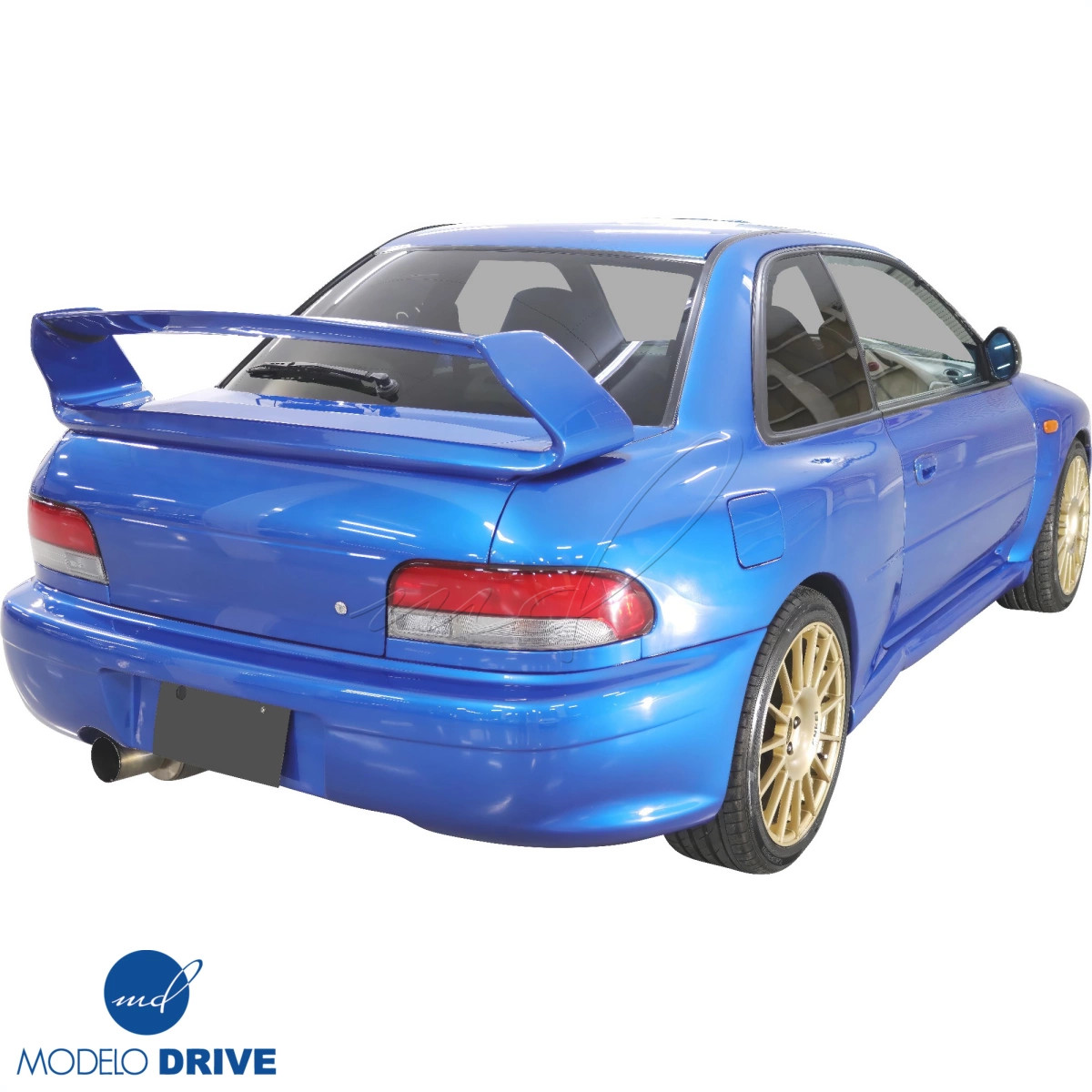 ModeloDrive FRP LS WRC 22B Rear Bumper (GC8) 2/4dr for Impreza