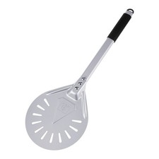 Premium 9-Inch Pizza Turning Peel with Non-Slip Handle and Aluminum Plate