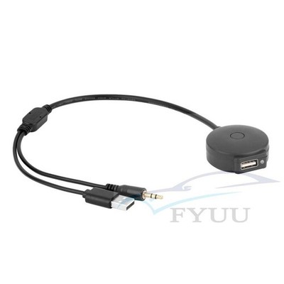 Car Bluetooth 4.0 Audio 3.5mm AUX USB Music Adapter Cable For BMW & Mini Cooper