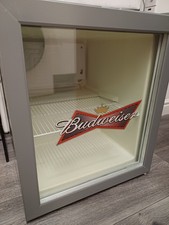 Budweiser Mini Table Top Fridge Beer Chiller Can Cooler - Good Working Condition