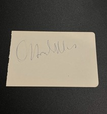 Orson Welles Signed Autograph Album Page Actor Vintage 1950s RACC Trusted