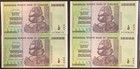 Zimbabwe Banknotes 50 TRILLION 2008 AA Series Lot 4 Notes (2+2) Consecutive UNC. — photo 1