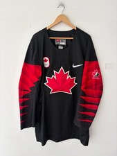2018 Nike Team Canada Olympic Hockey Black Jersey Size XL