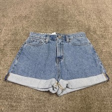 BDG Urban Outfitters Shorts Mom High Rise Blue Pockets Women  s Size 26 NWT