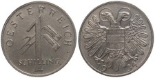 &Ouml;sterreich - Austria 1 Schilling 1934 - Kupfer-Nickel, 7g KM# 2851