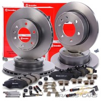 Brembo Bremsscheiben+BelÄGe Vorne+Hinten FÜR Mercedes Sprinter 906 Vw Crafter 2E