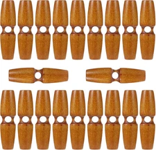 20Pcs Toggle Buttons for Sewing, Vintage Coat Buttons with Large Hole for Sweate